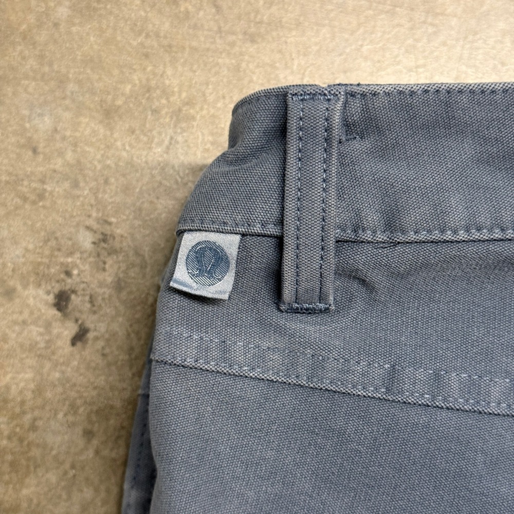 Lululemon ABC Pants Slim Fit Blue Gray 5 Pocket Trousers Mens 34x32 - Picture 2 of 10